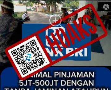 Hoaks Tautan Pinjamn BRI hingga Rp 500 Juta