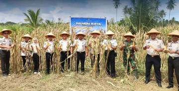 Panen Raya Nasional, Ditjenpas Sulut Dukung Ketahanan Pangan