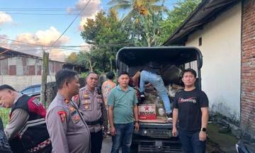 Razia Miras Terpadu Polresta Manado, Ratusan Liter Diamankan