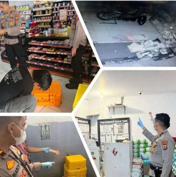 Alfamart Walantakan Dibobol, Polisi Selidiki Pencurian Dini Hari