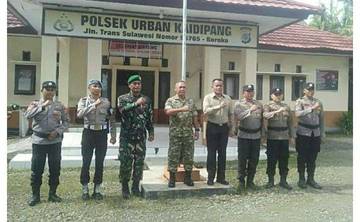 Pangdam XIII/Merdeka Lakukan Kunjungan Spontan ke Polsek 