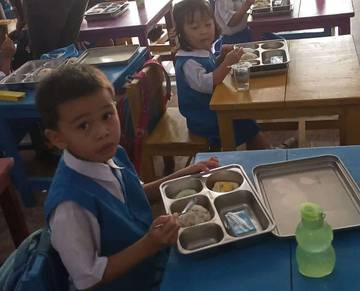 Makan Bergizi Gratis Sasar TK Eunike Klabat