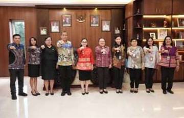 Kunjungan BKKBN Sulut di Pemkab Minahasa