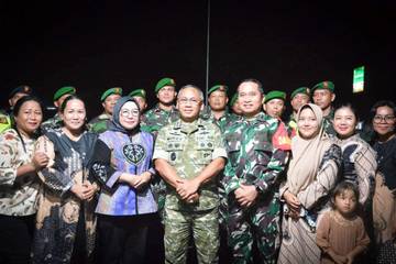 Pangdam Merdeka Kunjungi  Prajurit    Koramil di  Bolmong Raya