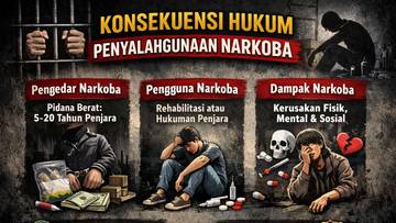 Konsekuensi Hukum Penyalahgunaan Narkoba