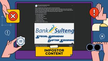 Hoaks Tautan Pendaftaran Undian Berhadiah Bank Sulteng 2026