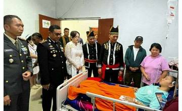 Forkopimda Kota Tomohon Jenguk Korban Dugaan Keracunan Makanan