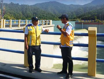 Kepala BWS Sulawesi I Monitoring Bendungan Lolak Bolmong