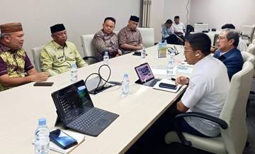 Bahas Pelabuhan Kotabunan, Pemkab Boltim Sambangi Kemenhub RI