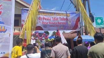 Pesta Adat Tulude Perkuat Identitas Wisata Desa Darunu