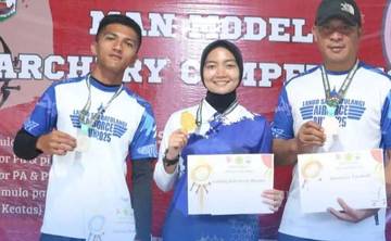 Tim Panahan Lanud Raih Tiga Medali Archery Competition