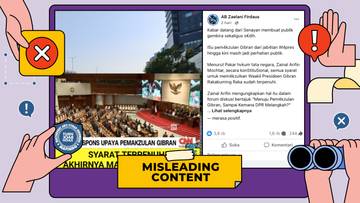 [Hoaks!] Klaim Pemakzulan Gibran Terpenuhi