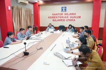 Kemenkum Sulut Harmonisasi Ranperbup TPP ASN Pemkab Sitaro