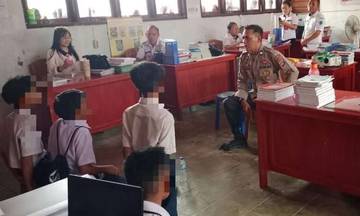 Polsek Wori Bina Pelajar SMP Kedapatan Konsumsi Miras