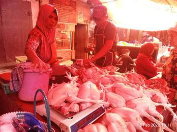 Harga Komoditas Pasar Langowan Mulai Berfluktuasi Jelang Ramadhan