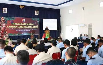 Lanud Sam Ratulangi Gelar Perayaan Natal Tahun 2025