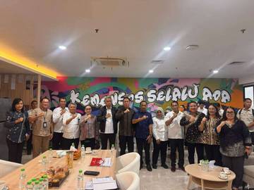 Bupati Wongkar Bersama Jajaran Kunker di Kemensos RI