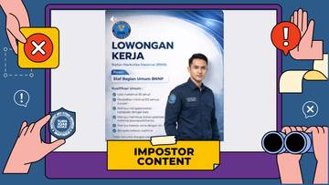 Hoaks Tautan Rekrutmen BNN Provinsi