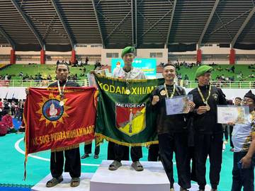 Piala Pangdam, Kontingen Pencak Silat Kodam Merdeka Berprestasi 
