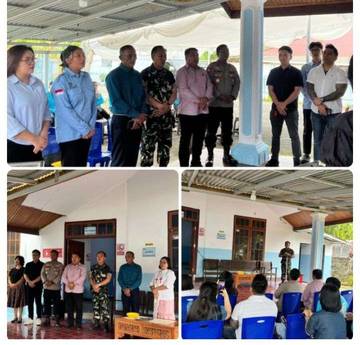 SPPG Kayuuwi Satu Launching, TNI–Polri Kawal