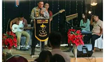 Kapolsek Tompaso Gelar ‘Minggu Kasih’ di Gereja Bethany 