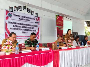 Bahas Program 2027, Kecamatan Dimembe Gelar Musrenbang