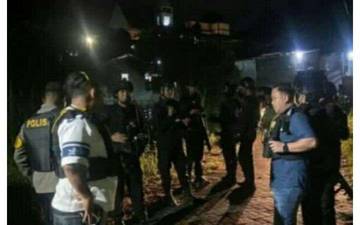Brimob Polda Sulut Gelar Patroli Gabungan Skala Besar