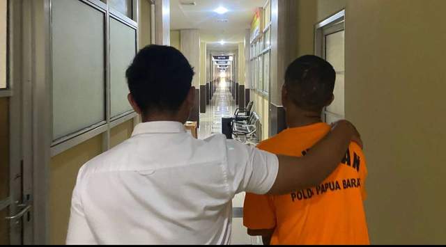 Satgas Polda Tangkap Pelaku Asusila Anak di Manokwari