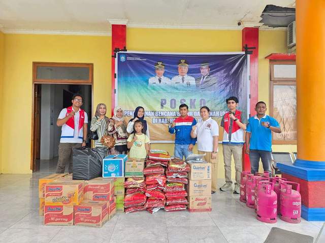 Pertamina Salurkan Bantuan Korban Bencana Halmahera Utara