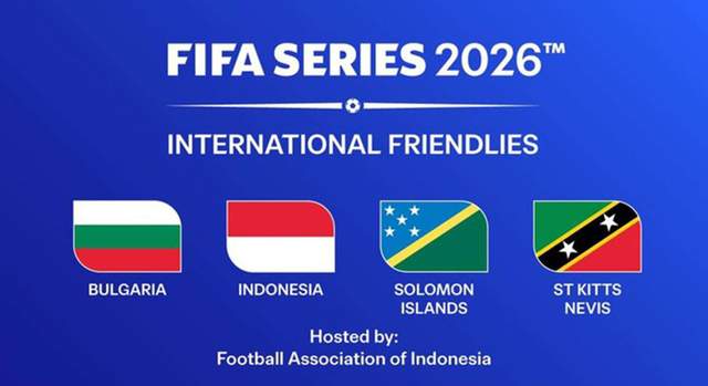 Indonesia Jadi Tuan Rumah FIFA Series 2026