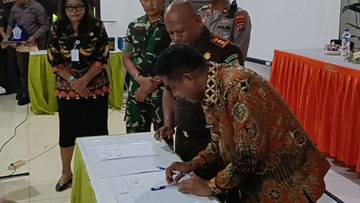 Pemkab dan Kejari Bintuni Teken MoU Cegah Korupsi 