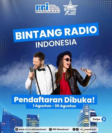 Bintang Radio 2025 RRI Manokwari Gali Talenta Lokal