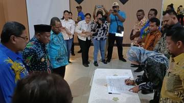 Dishub Teluk Bintuni Rotasi Pejabat Eselon III IV