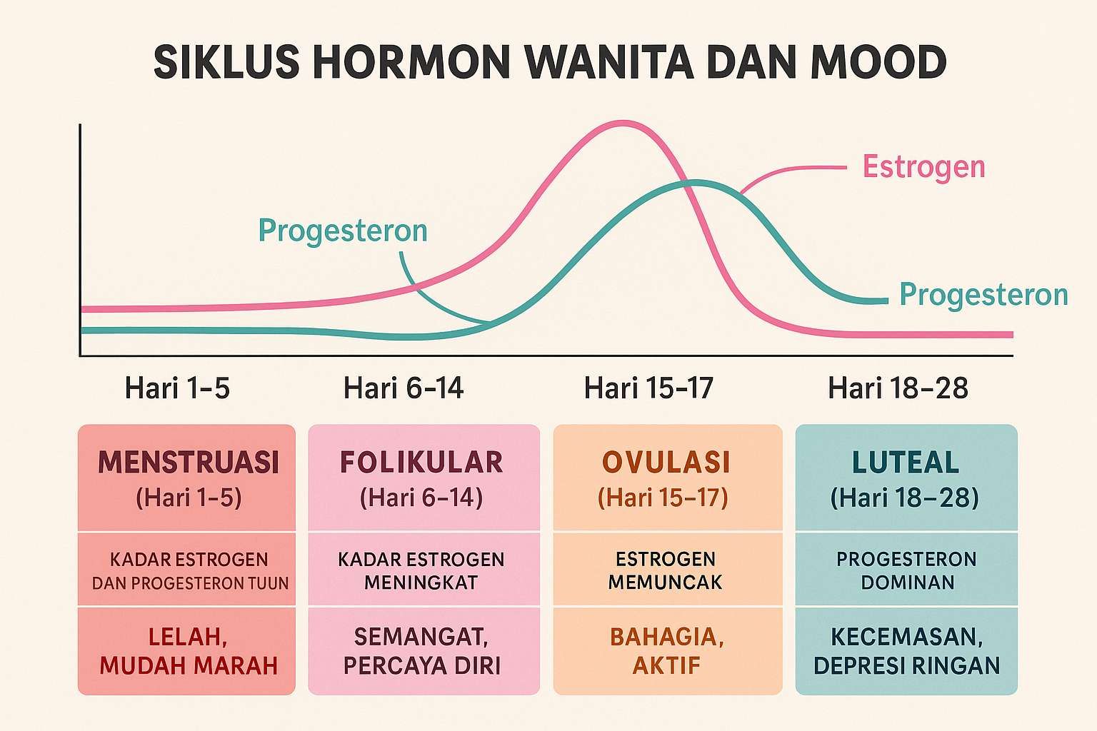 Mood Wanita Sering Berubah? Ini Penjelasan Ahli Soal Peran Hormon dalam Siklus Bulanan