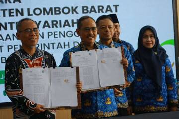 Digitalisasi Keuangan, Pemkab Lombok Barat Gandeng Bank NTB Syariah