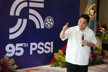 Erick Thohir Ajak Stakeholder Cetak Sejarah Baru di HUT ke-95 PSSI