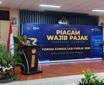 DJP Nusa Tenggara Gelar Peluncuran Piagam Wajib Pajak 