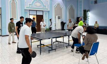 Tenis Meja Antar Bidang Meriahkan Hari Radio