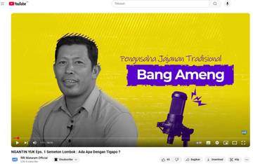Bang Amenk Pelestari Kue Tradisional Sasak