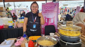 Senangnya UMKM MotoGP Mandalika, Dapat Bright Gas Gratis Dari Pertamina