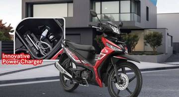 Keren! Supra X 125 Fi Kini Bisa Cas Smartphone 
