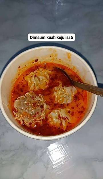 Dimsum Kuah Keju Trend Jajanan Viral
