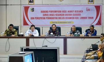 Audiensi SASKAD Perkuat Strategi Inklusi Keuangan Lombok Timur