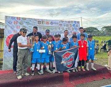 Ini Juara Turnamen Sepak Bola Usia Dini Anniversary Panji FA