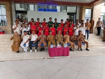  Wabup Bima Lepas Skuad Persebi, Ini Harapannya