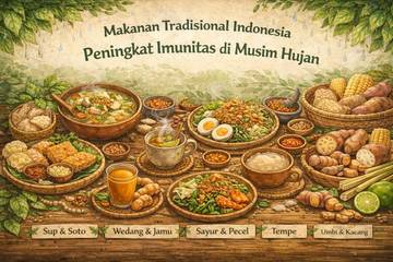 Makanan Tradisional Indonesia Peningkat Imunitas di Musim Hujan