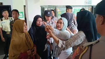 Polisi Amankan Sidang Putusan Pembunuhan Nurminah, Sempat Ricuh