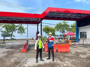Polres Bima Kota Pengamanan di Pertamina