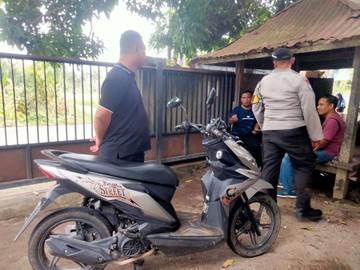 Motor Hilang di Gunungsari Ditemukan di Persawahan Batulayar