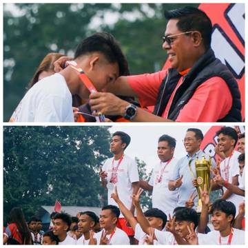 Tumbangkan Merpati FC, PS Masbagik Juara LARPA CUP 6 